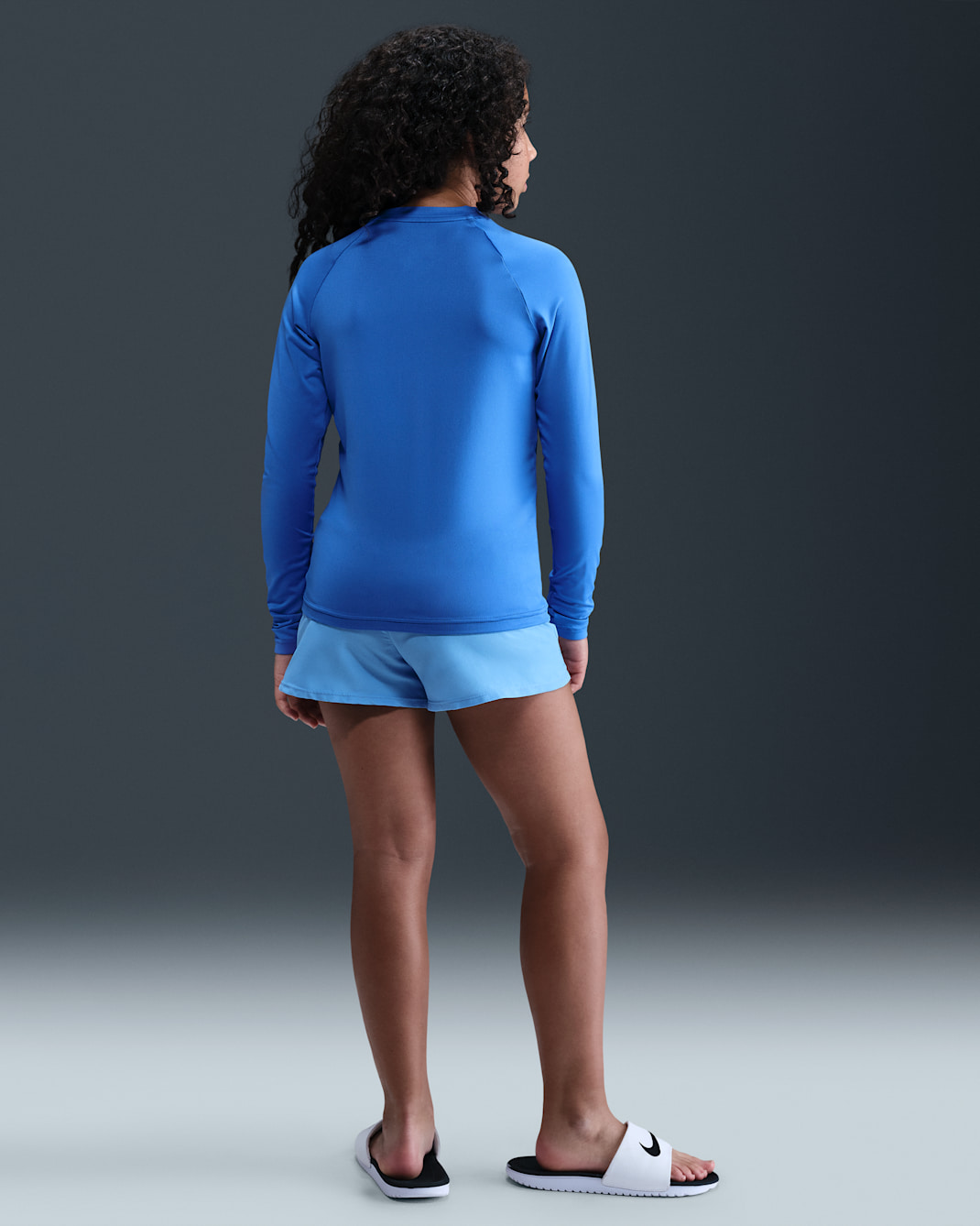 Nike Swim Hydroguard Big Kids' (Girls') Dri-FIT UV Long Sleeve Top