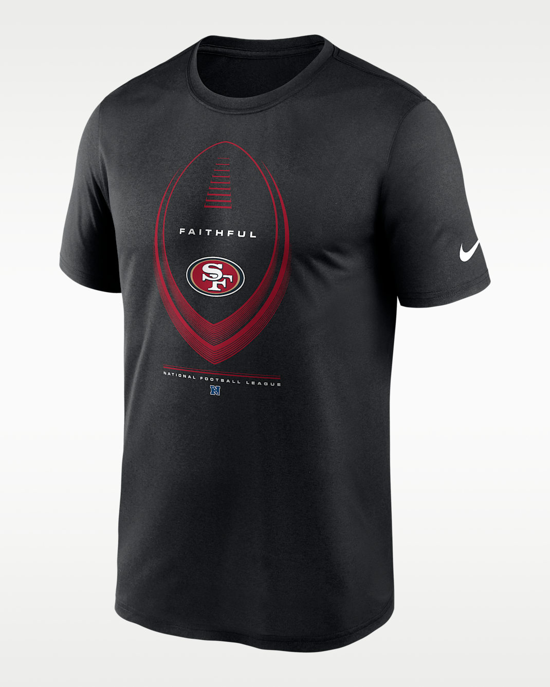 Playera Nike Dri-FIT de la NFL para hombre San Francisco 49ers Legend Icon - Negro