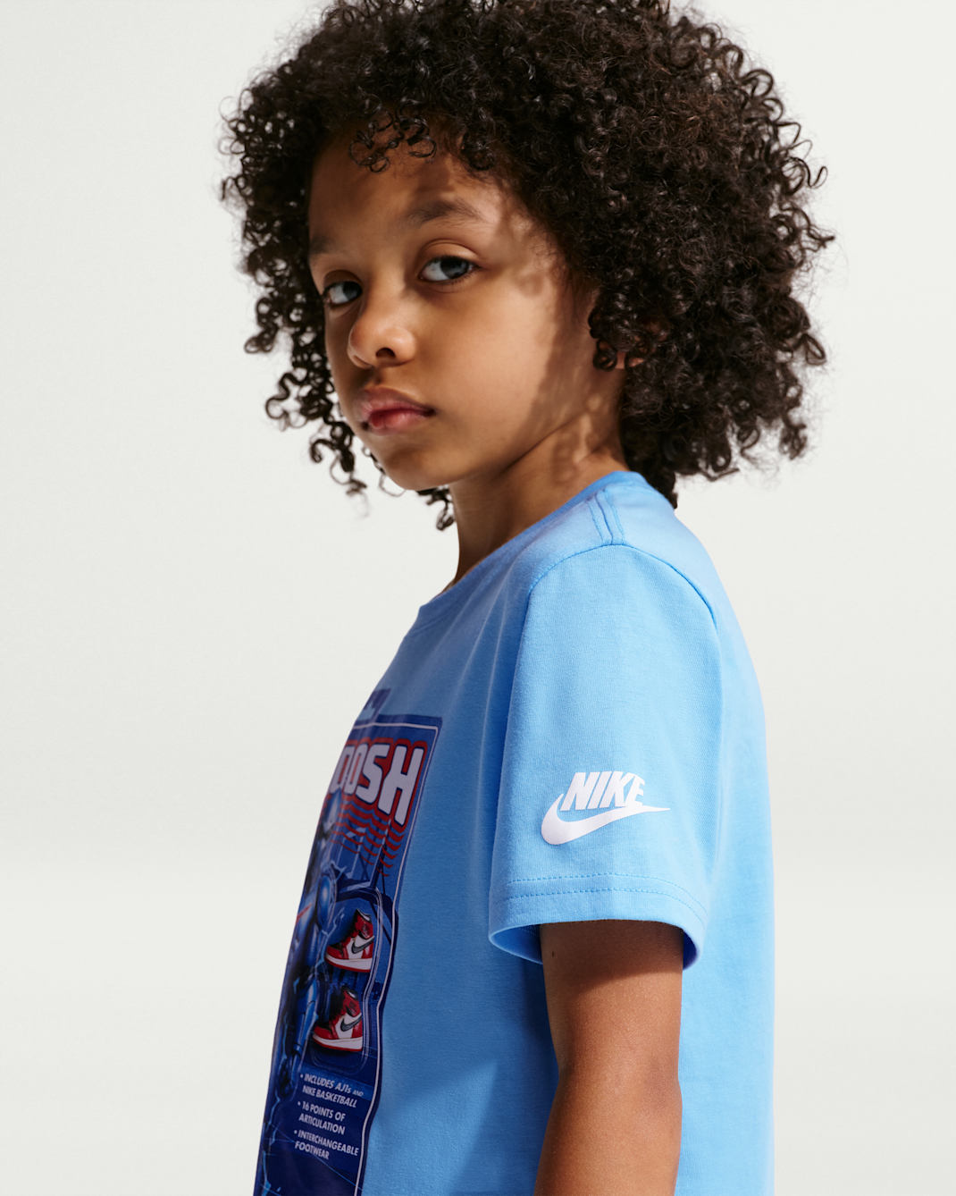 Nike Little Kids' Swoosh Action Figure T-Shirt