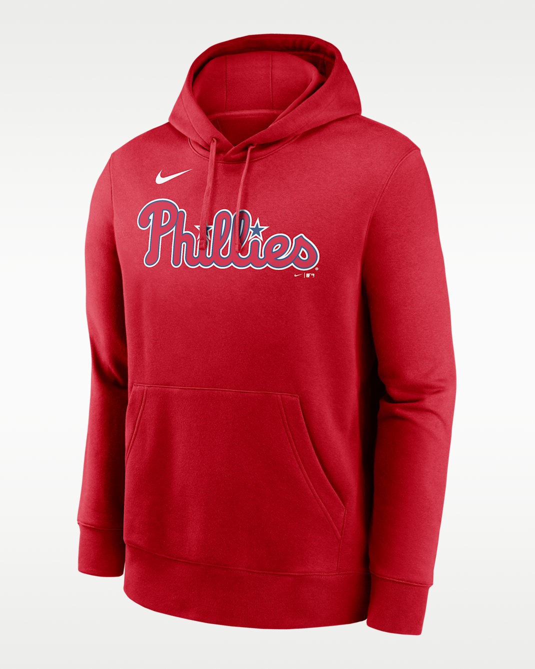 Sudadera con gorro sin cierre Nike de la MLB para hombre Bryce Harper Philadelphia Phillies Club - Rojo