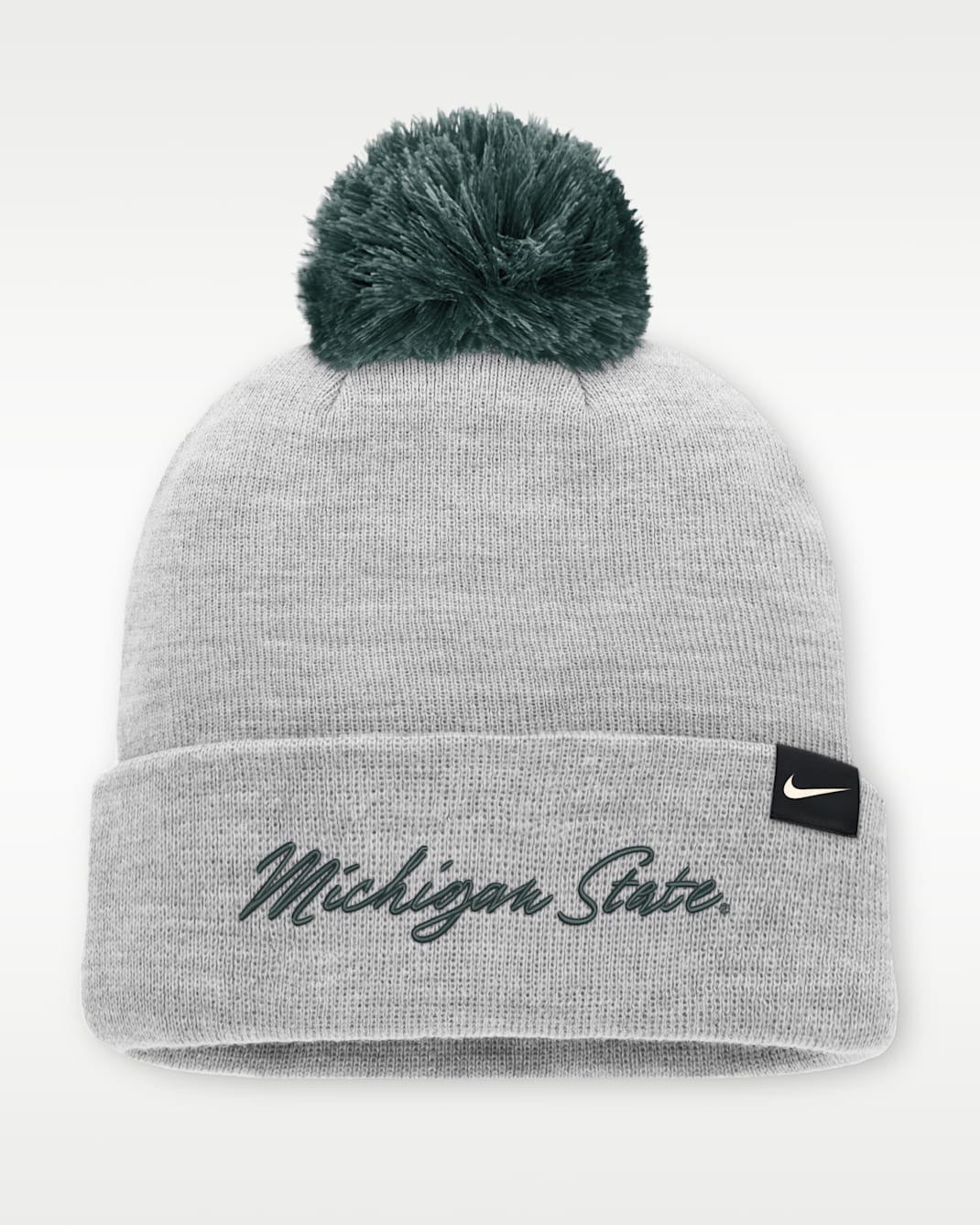 Michigan State Peak Men's Nike College Cuffed Beanie