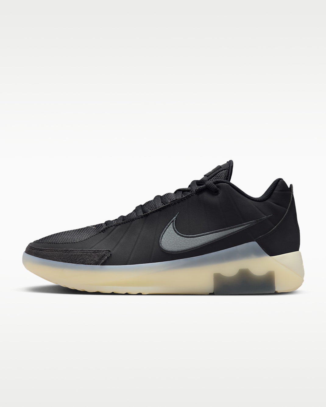 LeBron Witness 9 Basketball Shoes - Black/Coconut Milk/Iron Grey
