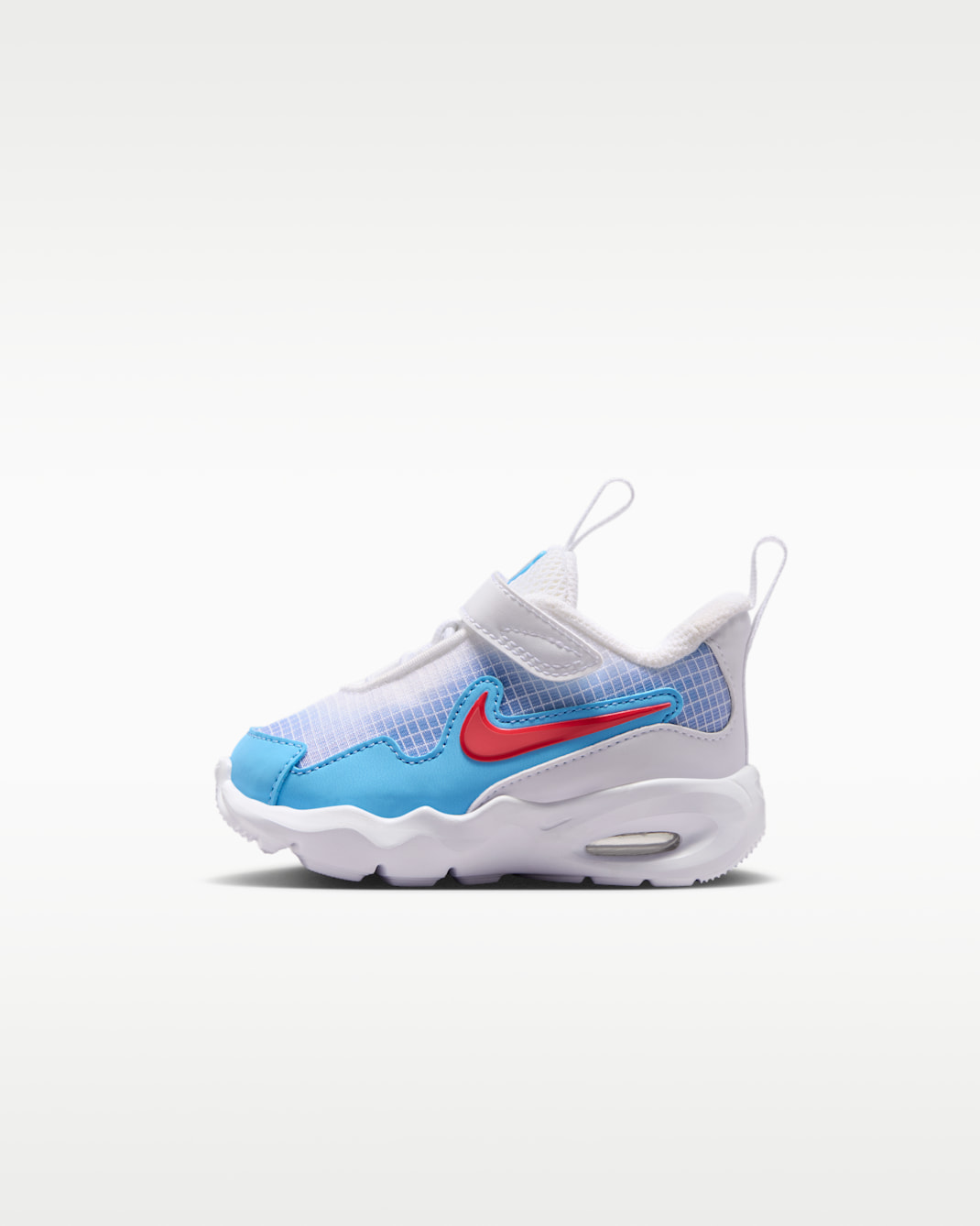 Nike Air Max Nova Baby/Toddler Shoes - White/Aurora Blue/Football Blue/Fusion Red