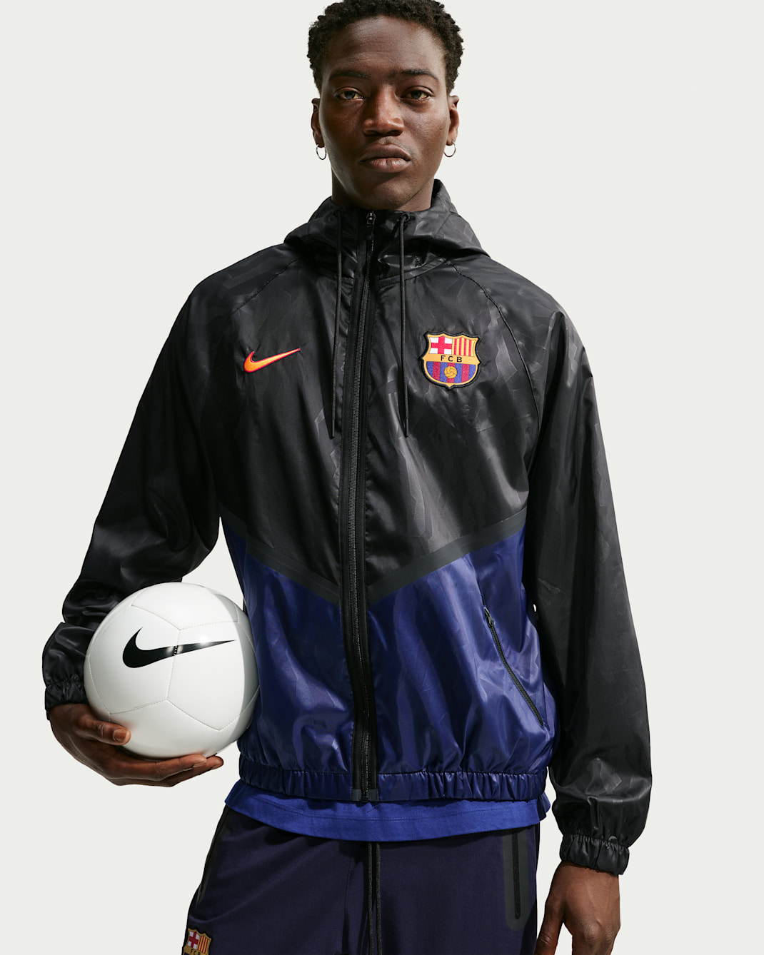 Tercera equipación FC Barcelona Chaqueta de fútbol Anthem Nike - Hombre - Negro/Loyal Blue/University Gold