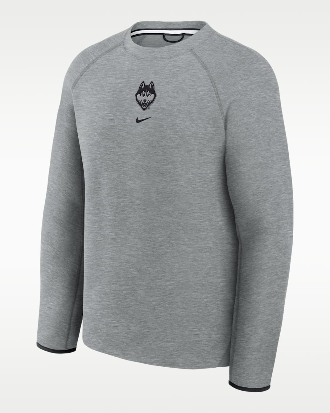 Sudadera de futbol universitaria Nike para hombre UConn Tech Fleece - Gris