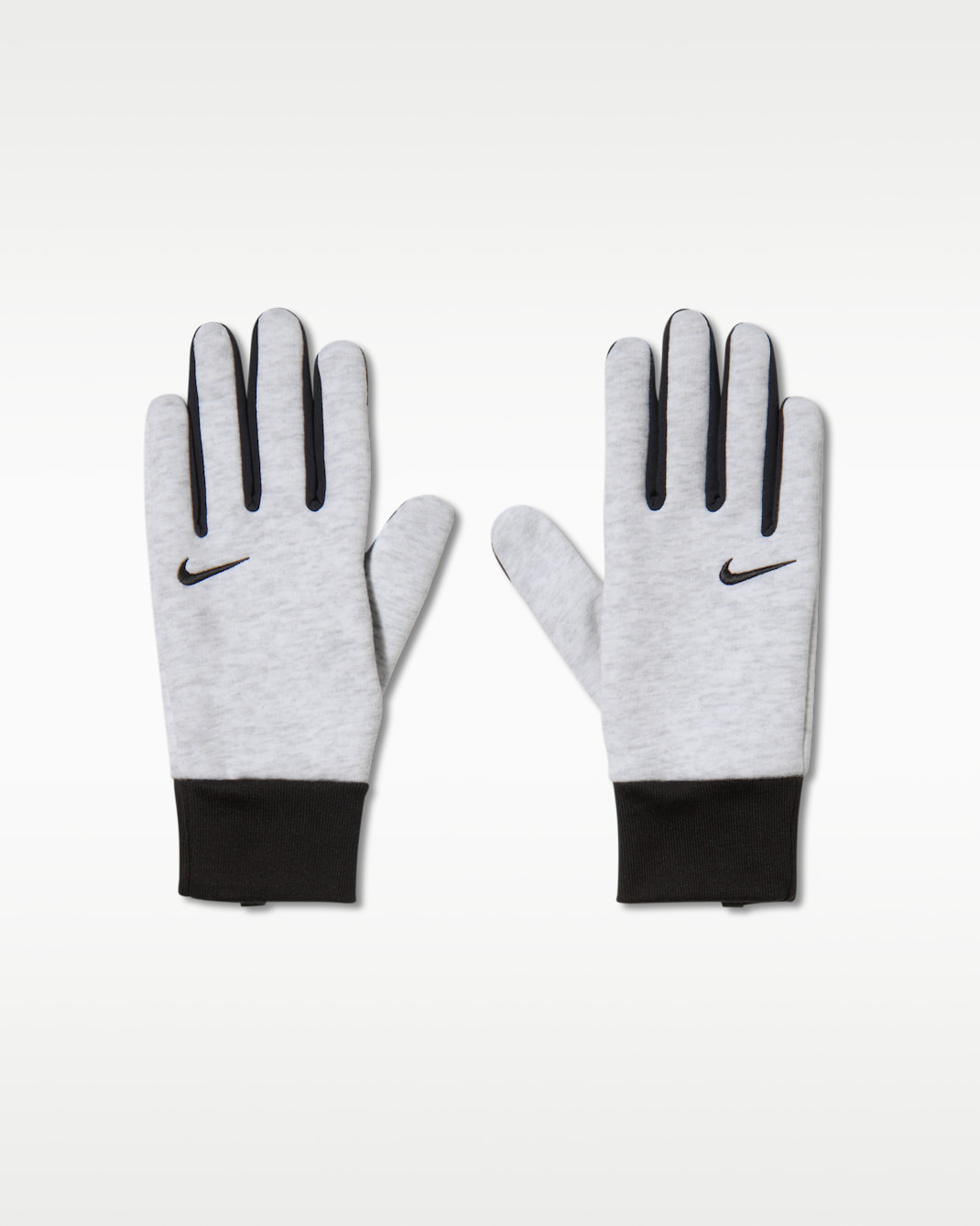 Nike Studio Fleece Women's Gloves (1 Pair) - Birch Heather/Black
