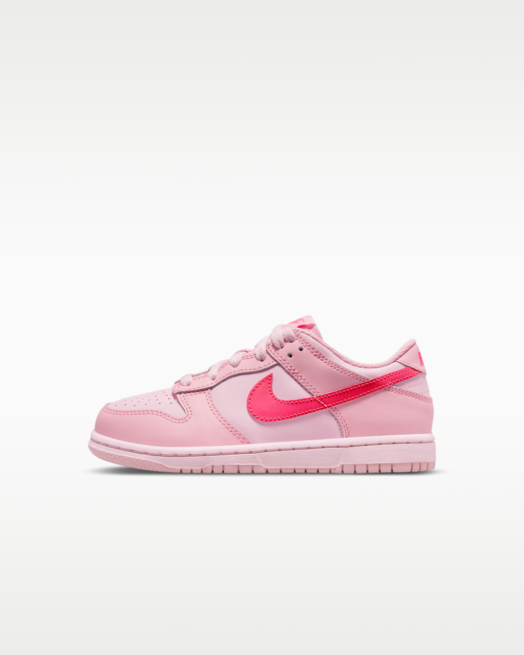 Nike Dunk Low Younger Kids' Shoes - Medium Soft Pink/Hyper Pink/Pink Foam