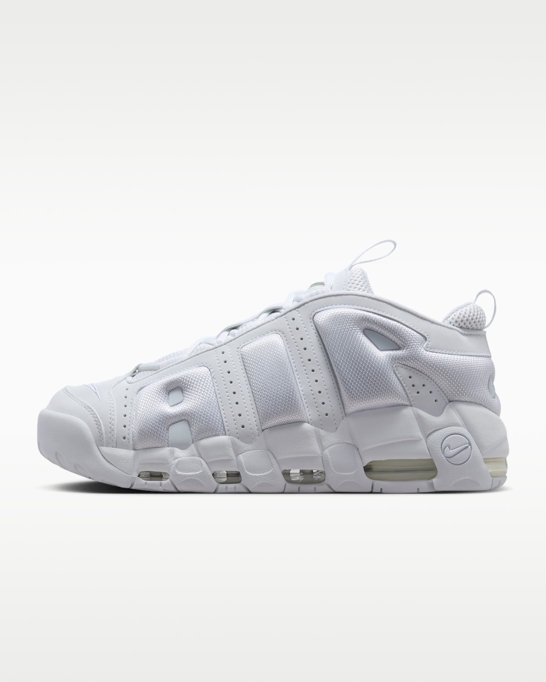 รองเท้าผู้ชาย Nike Air More Uptempo Low - ขาว/ขาว