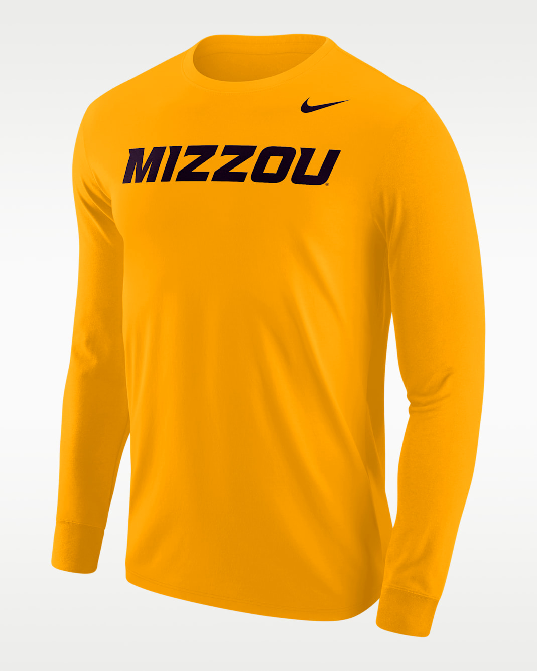 Missouri Tigers Men's Nike Football Long-Sleeve T-Shirt - University Gold