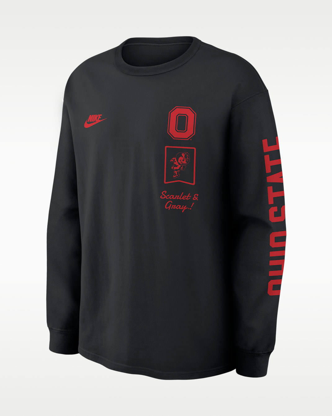 Ohio State Legacy Men's Nike College Long-Sleeve T-Shirt