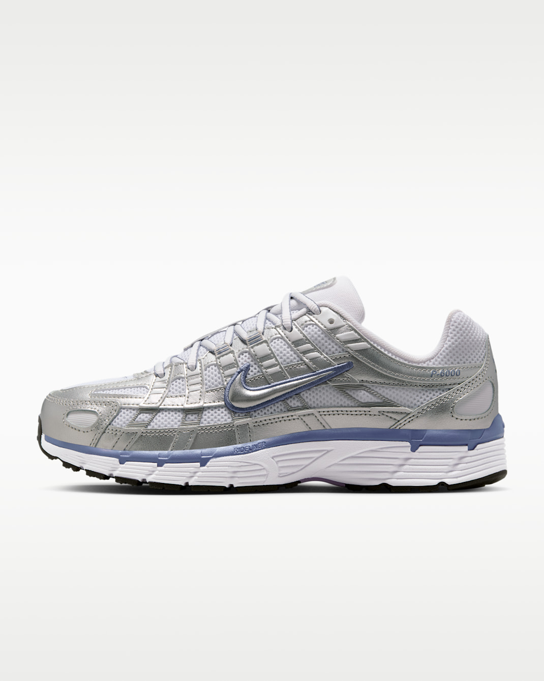 Nike P-6000 Women's Shoes - Metallic Silver/White/Black/World Indigo