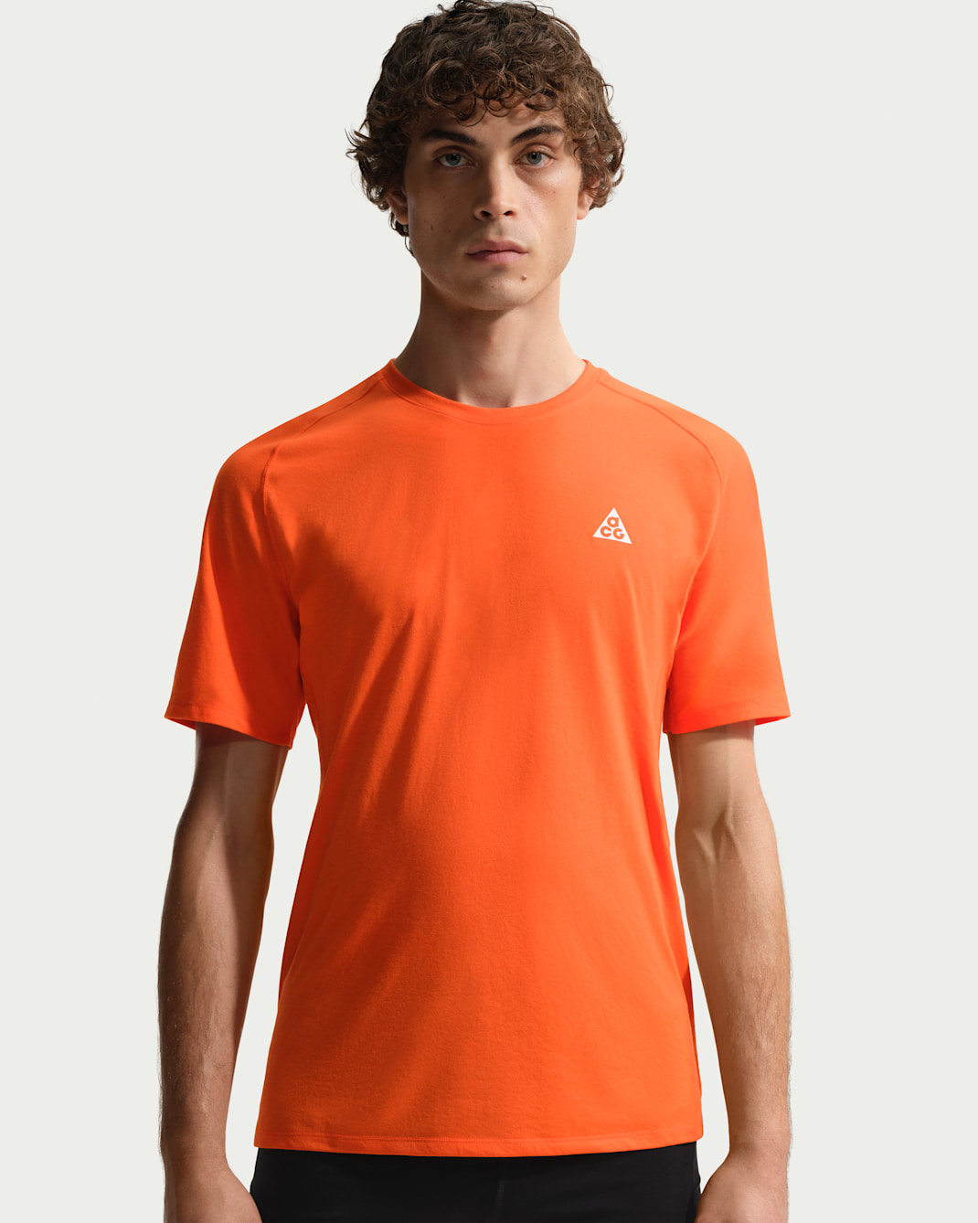 Nike ACG "Solar Chase" Dri-FIT ADV Traillaufoberteil (Herren) - Safety Orange/Safety Orange/Summit White