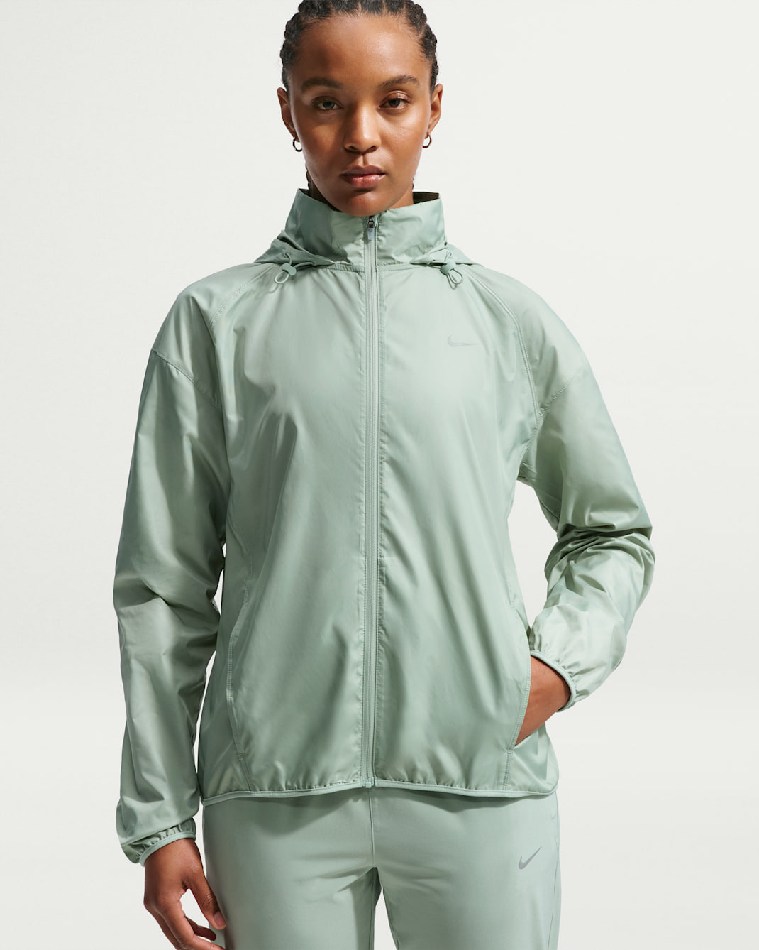 Veste de running déperlante Nike Tempo pour femme - Steam