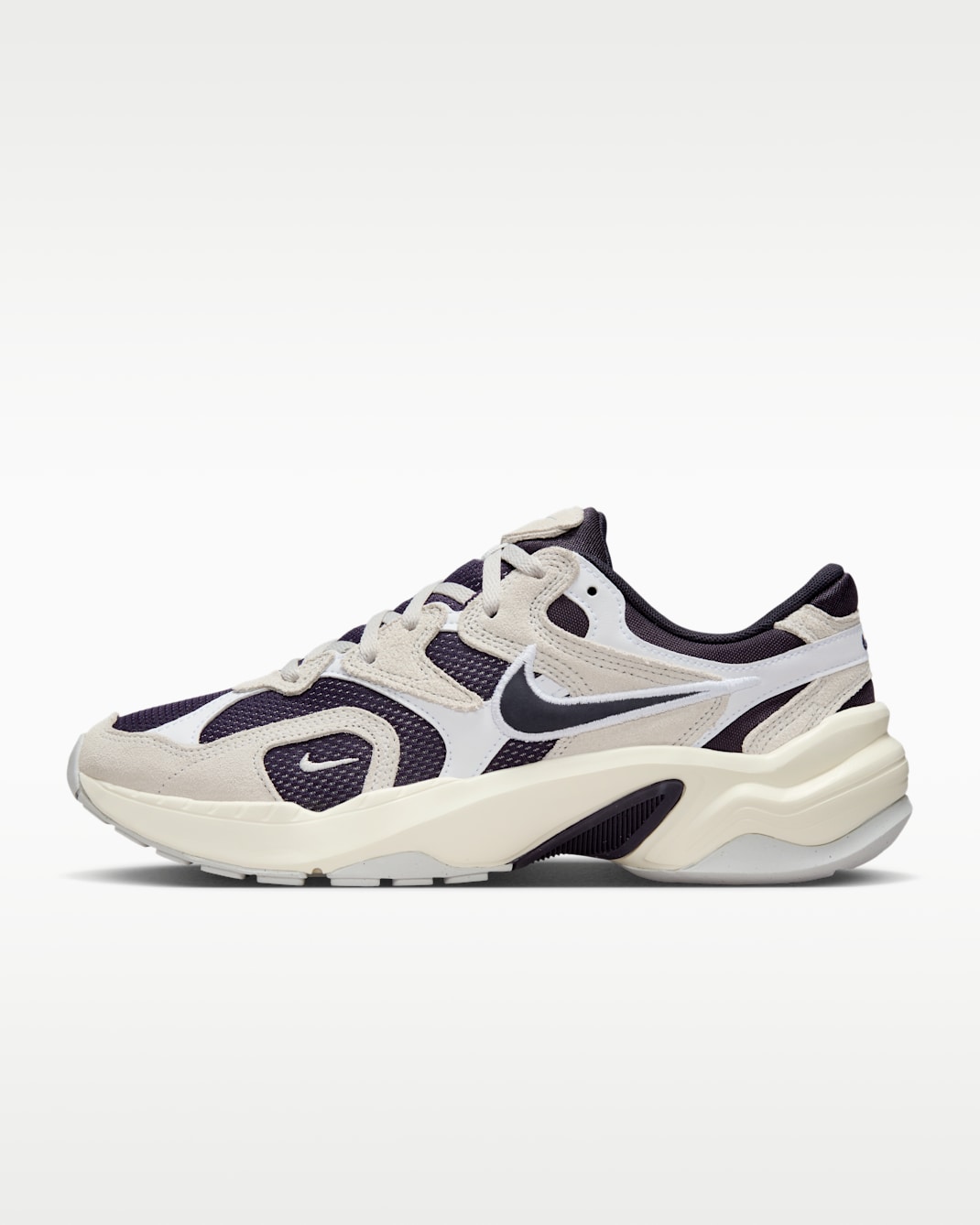 Tenis para mujer Nike AL8 - Morado cueva/Blanco/Vela/Plata metalizado