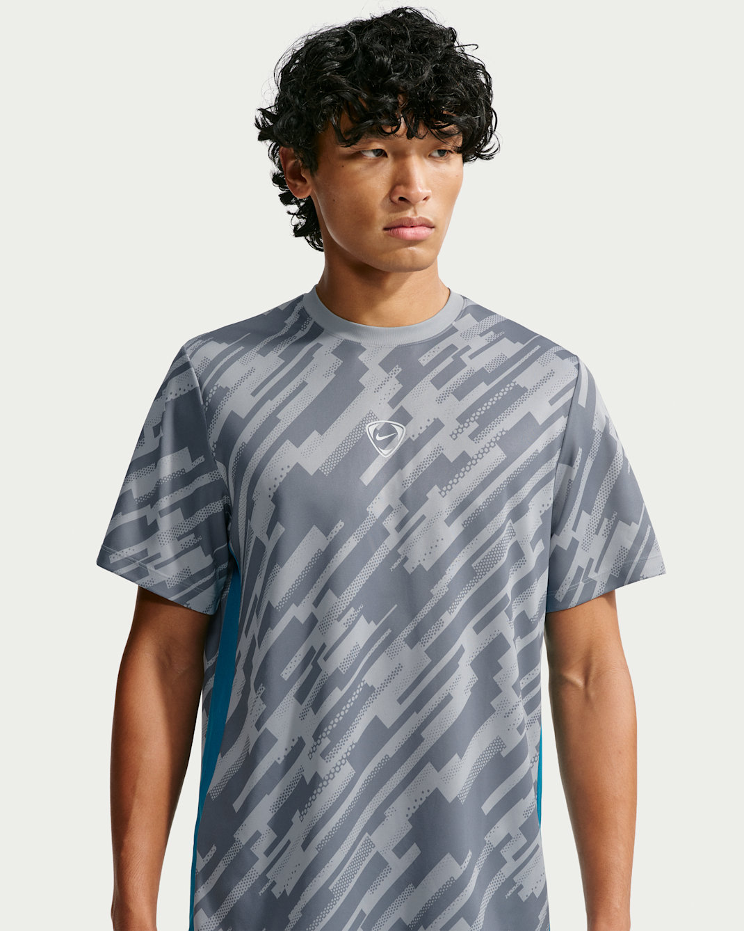 Nike Academy+ Men's Dri-FIT Soccer Short-Sleeve Top - Wolf Grey/Cool Grey/Energy/White