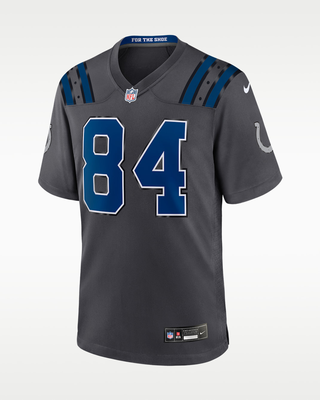 Jersey Nike de la NFL Game para hombre Tyler Warren Indianapolis Colts Rivalries Collection - Antracita
