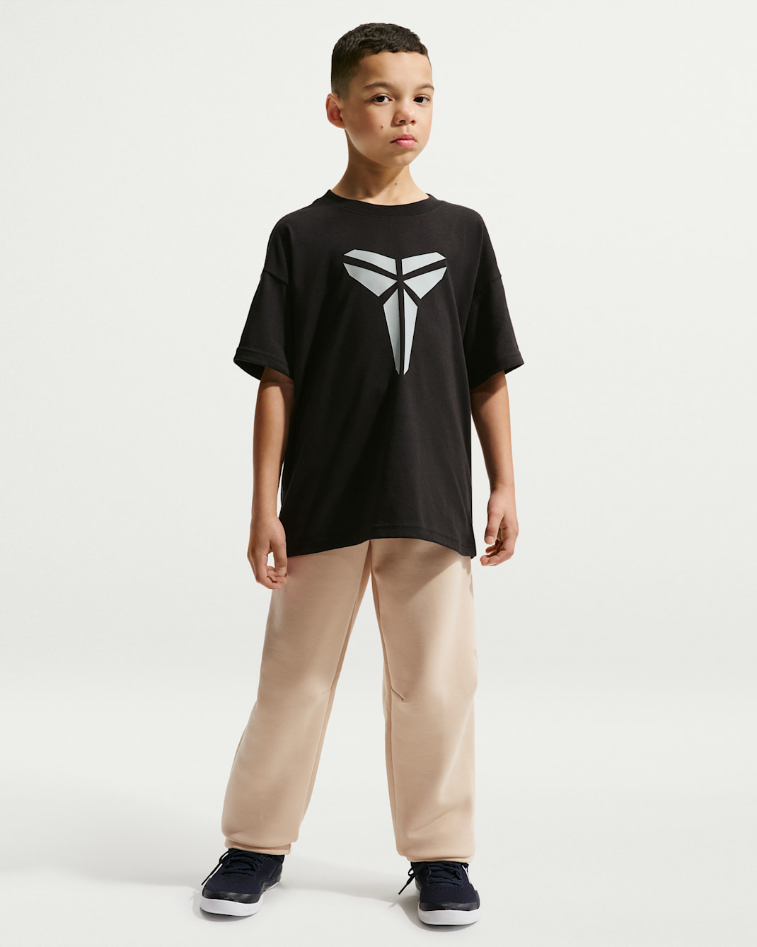 Kobe Big Kids' Dri-FIT Fleece Basketball Pants - Sanddrift/Sanddrift