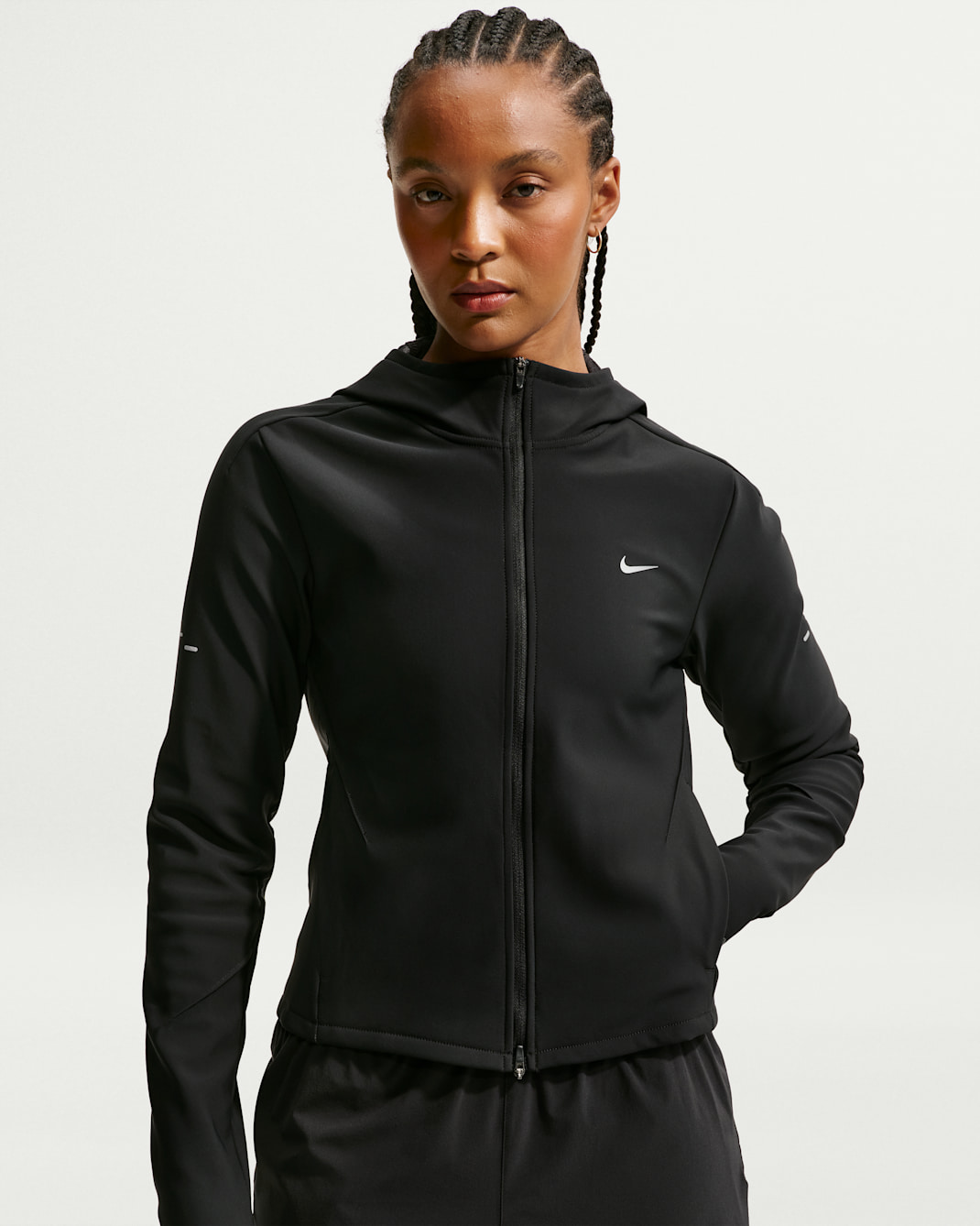 Nike Swift Therma-FIT hardloopjack voor dames - Zwart