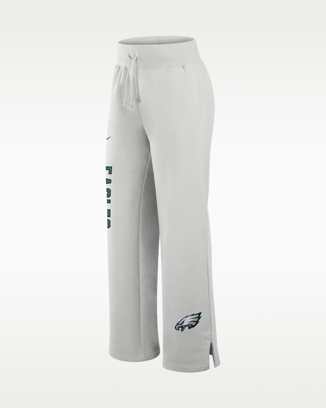 Philadelphia Eagles Primetime Phoenix Wide-Leg Women's Nike NFL Sweatpants - Grey