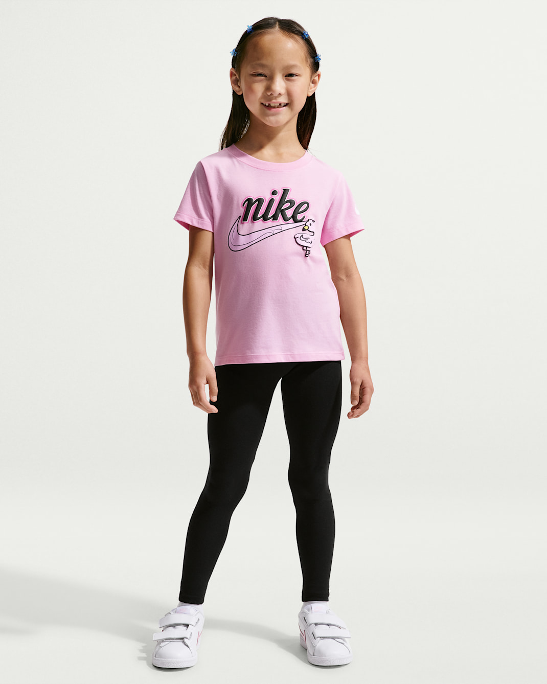 Nike Little Kids' Leggings (3-Pack) - Black/Playful Pink