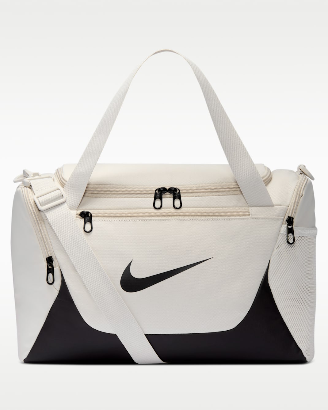 Nike Brasilia Training Duffel Bag (Extra Small, 24L) - Light Bone/Black/Black