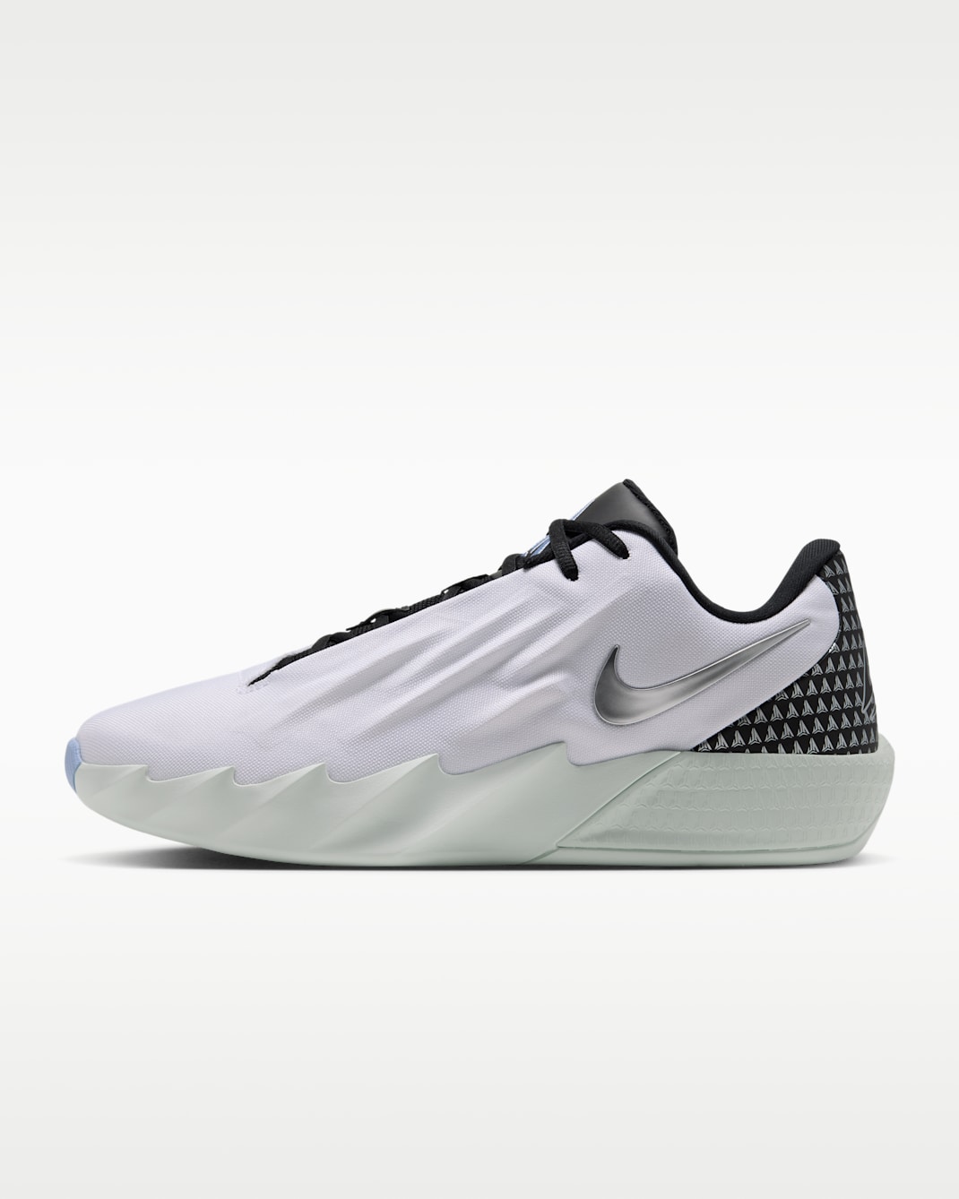 Twelve Time EP Men's Basketball Shoes - White/Barely Green/Cobalt Bliss/Metallic Silver