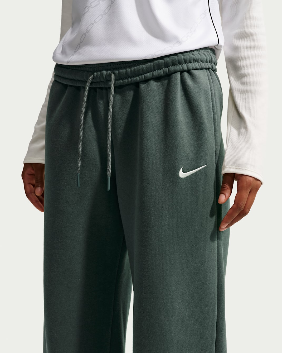 Nike Studio Fleece Medium Weight Women's Mid-Rise Wide-Leg Pants
