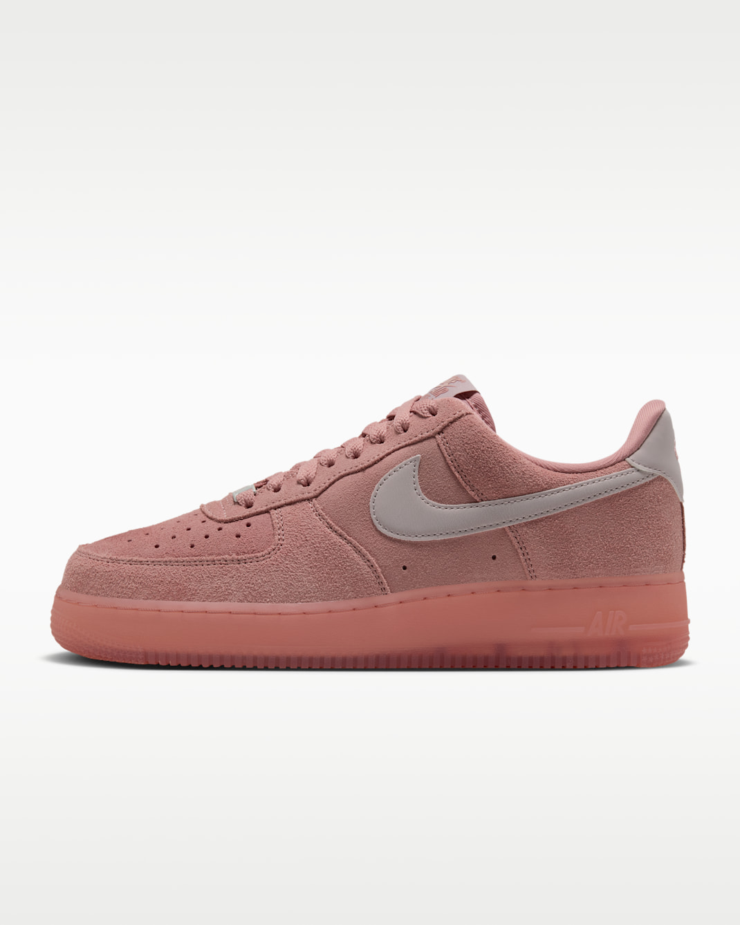 Nike Air Force 1 '07 Suede Women's Shoes - Rust Pink/Particle Rose