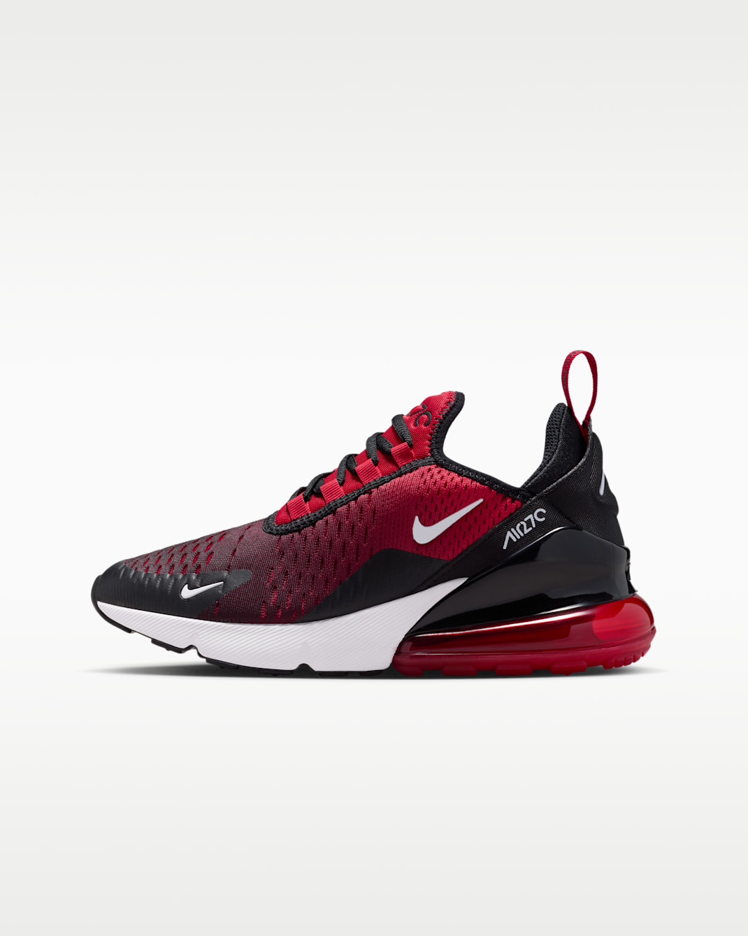 Nike Air Max 270 Older Kids' Shoes - Gym Red/Black/White