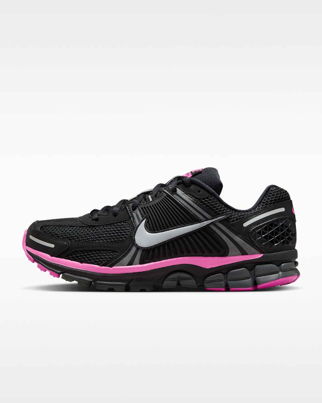 รองเท้าผู้ชาย Nike Zoom Vomero 5 - ดำ/Anthracite/Pink Blast/Metallic Platinum