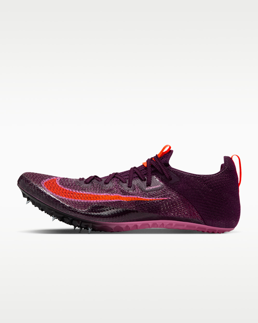 Nike Zoom Superfly Elite 2 Track & Field Sprinting Spikes - Bordeaux/Pink Spell/Bright Crimson/Hyper Crimson