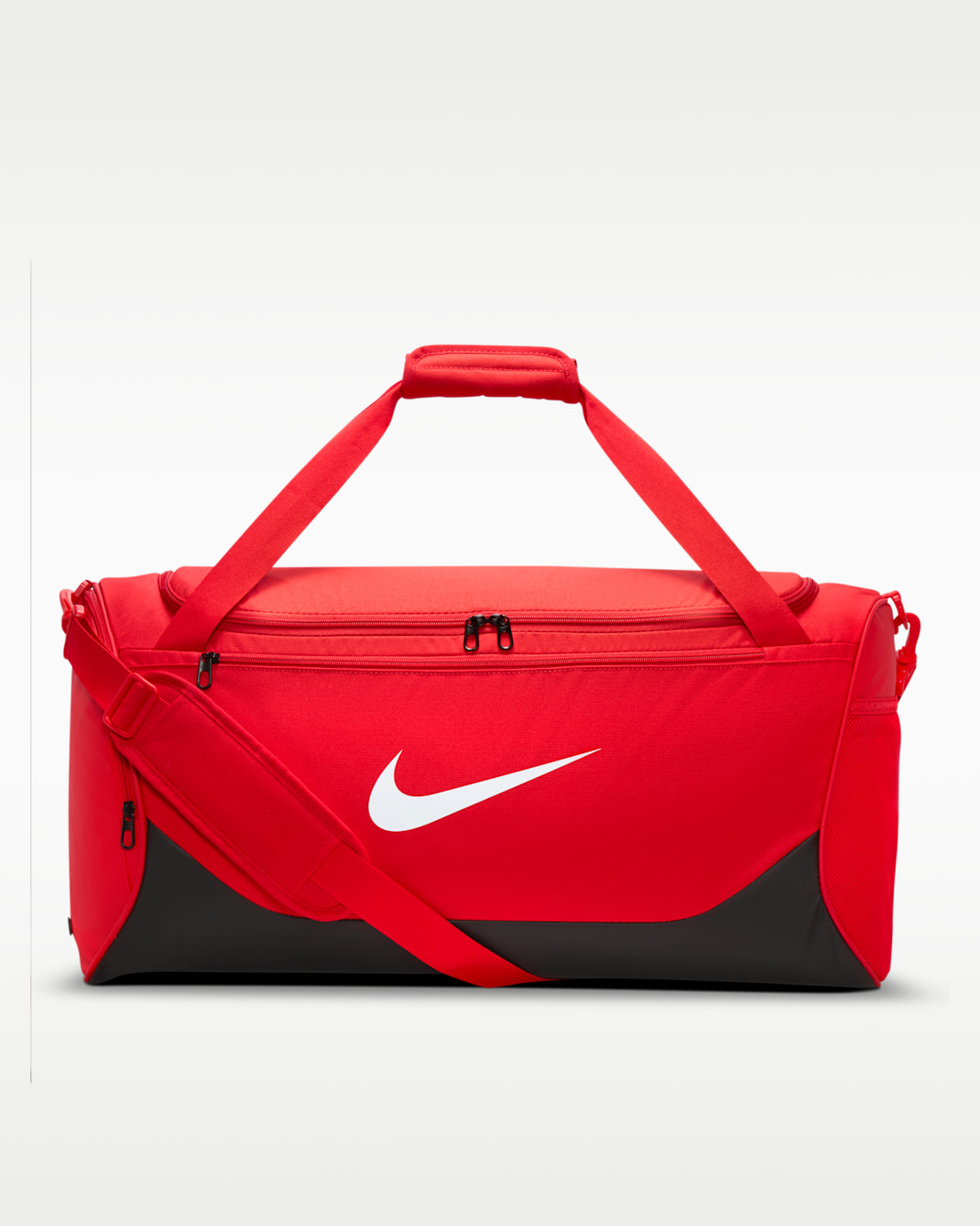 Nike Brasilia Training Duffel Bag (Medium, 60L) - University Red/Black/White
