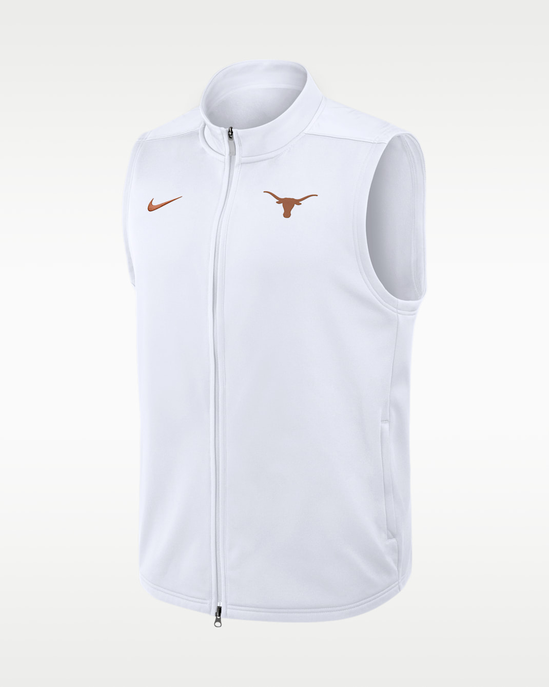 Texas Primetime Victory Men's Nike Therma-FIT College Full-Zip Vest - White