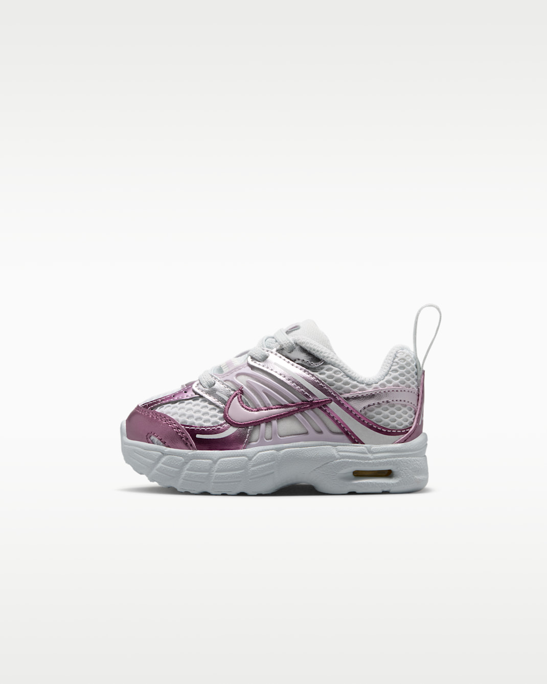 Nike Air Max Moto 2K Baby/Toddler Shoes - Off-White/Metallic Silver/Mystic Dates/Bleached Lilac
