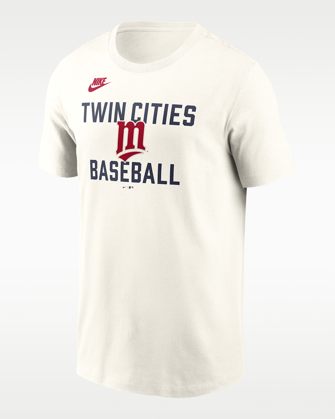 Minnesota Twins Cooperstown '70s Inspired Men's Nike MLB T-Shirt - Cream