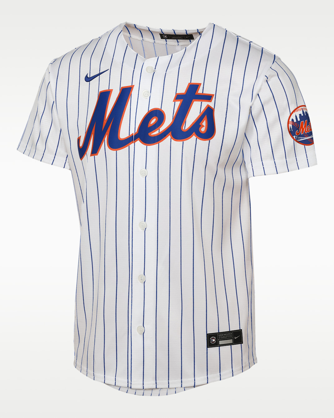 Jersey Nike de la MLB Stadium para niños talla grande New York Mets - Blanco
