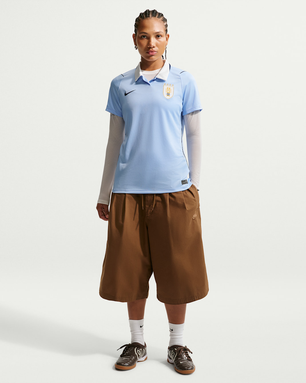 Uruguay 2026 Stadium Home Women's Nike Dri-FIT Soccer Replica Jersey