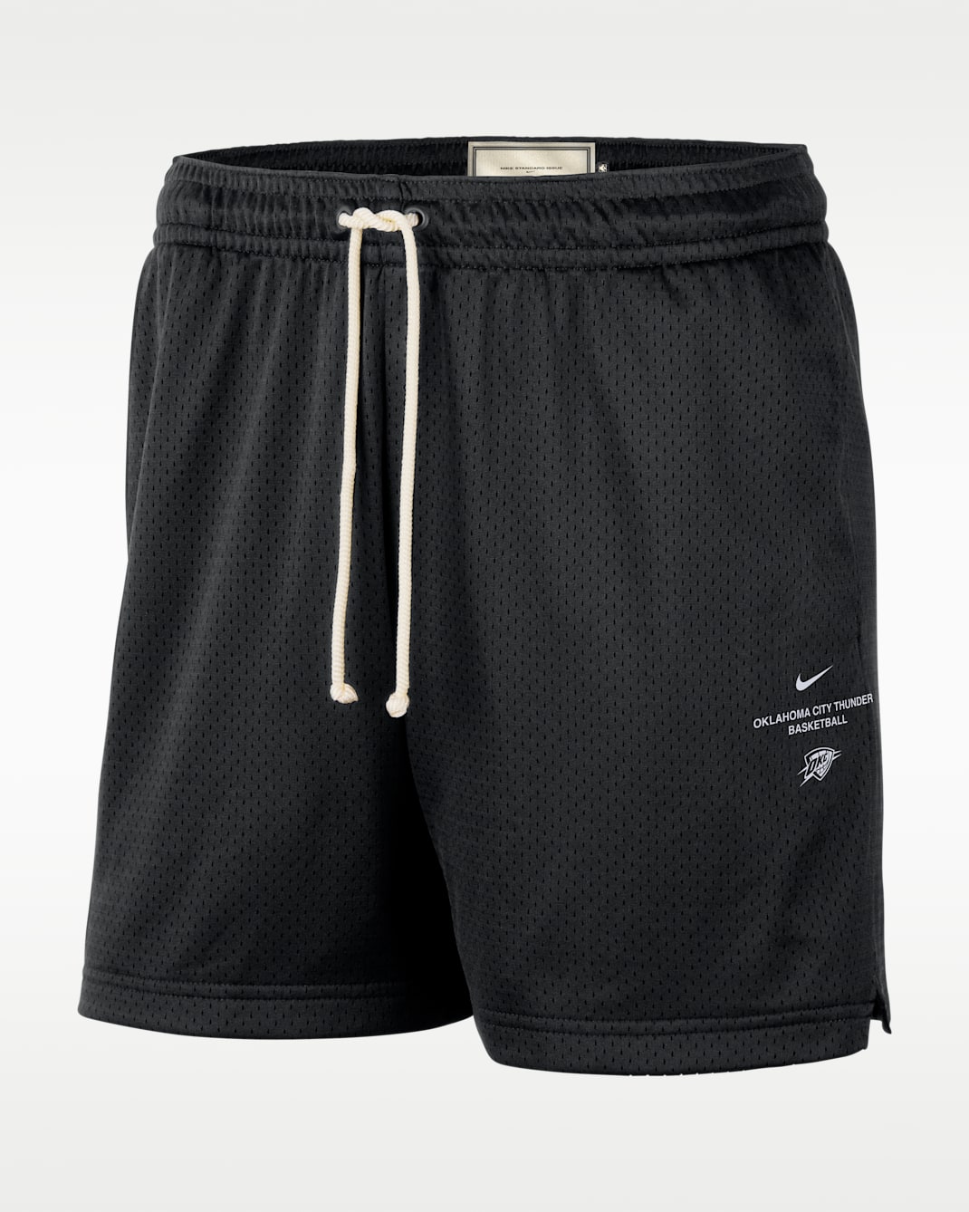 Oklahoma City Thunder Standard Issue Men's 5" Mesh Basketball Shorts - Black