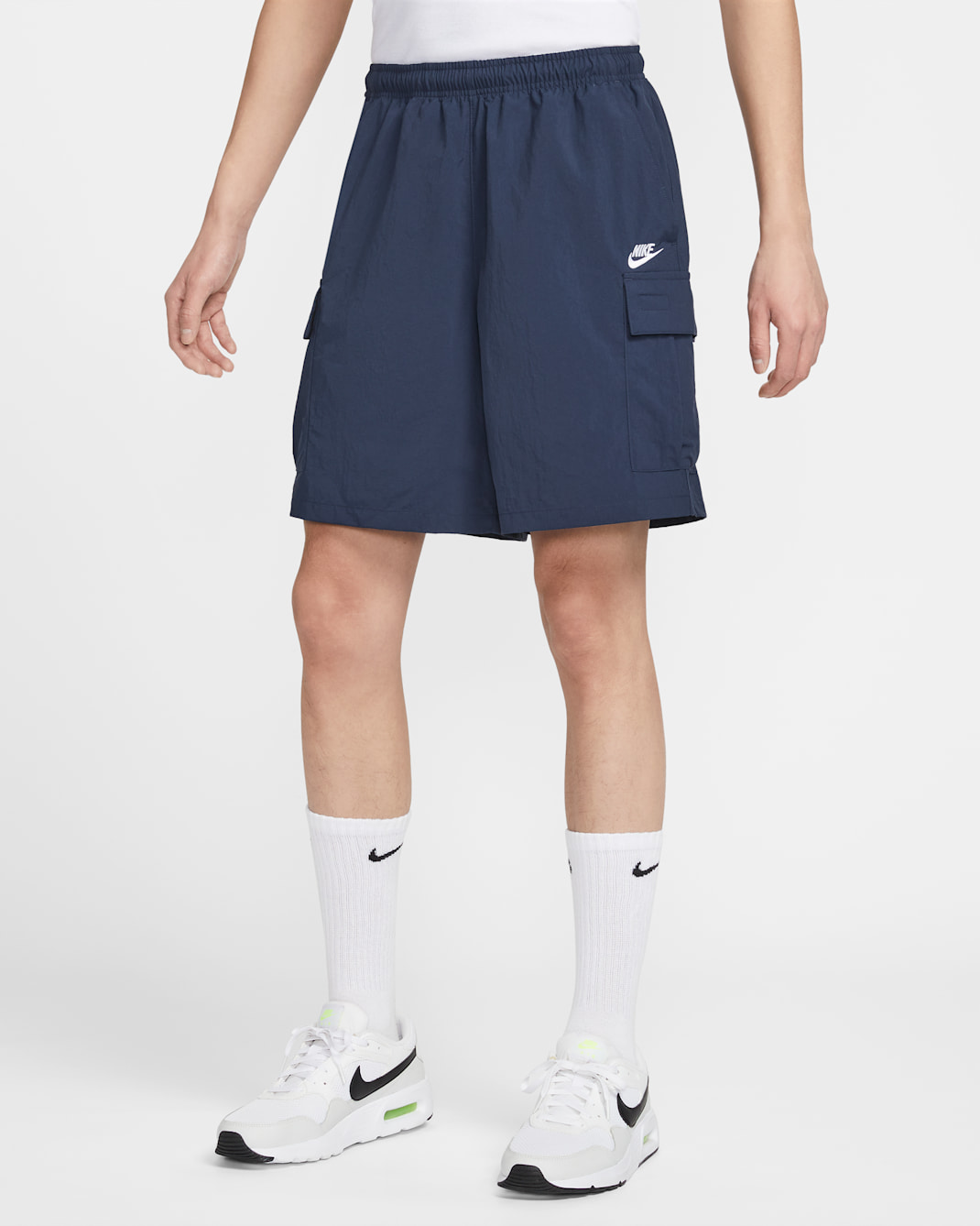 Nike Sportswear Club Men's Utility Shorts - Obsidian/White