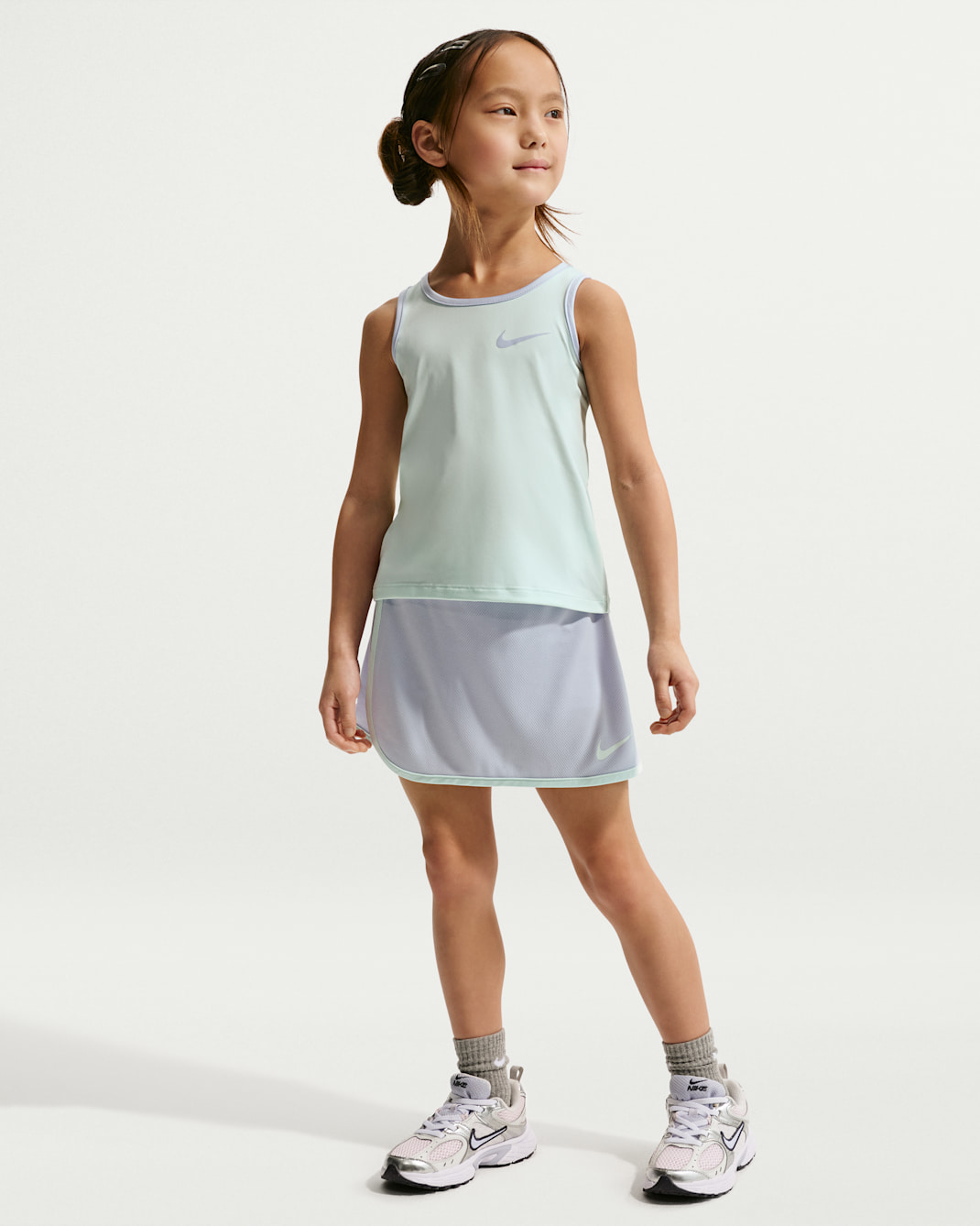 Nike Little Kids' Dri-FIT Colorblocked 2-Piece Scooter Set - Ghost