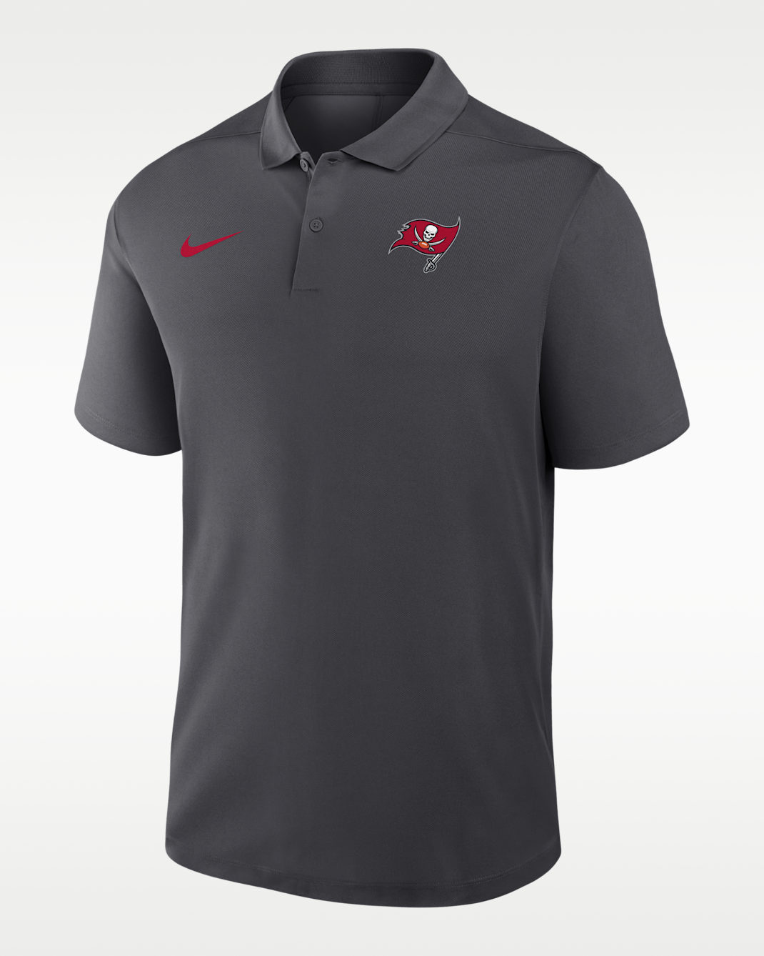 Tampa Bay Buccaneers Logo Victory Men's Nike Dri-FIT NFL Polo - Anthracite