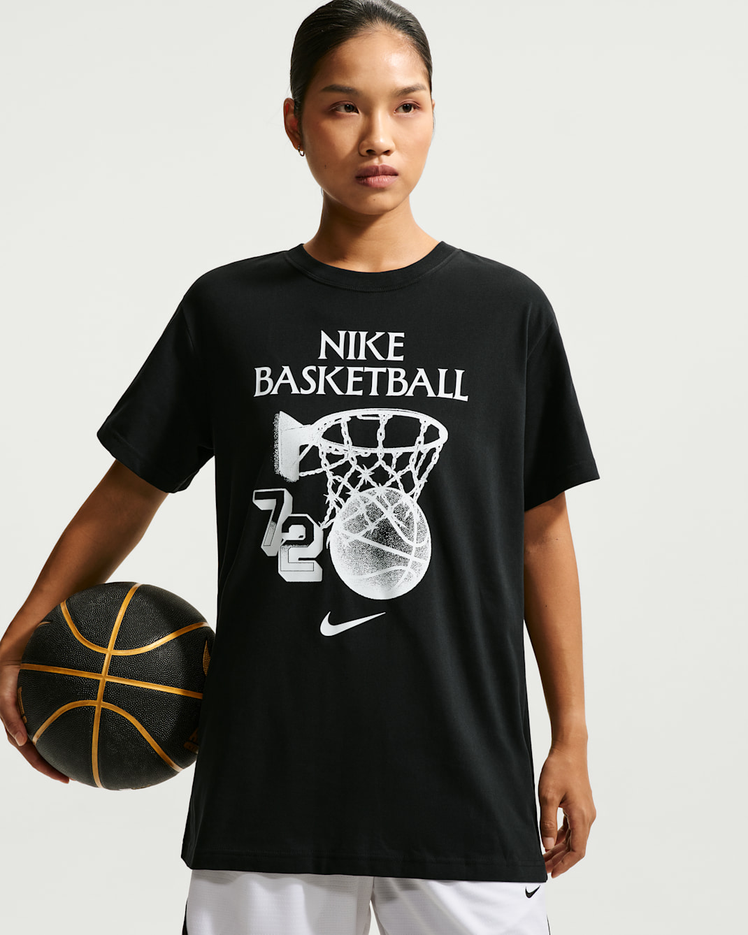 Nike Move Women's Dri-FIT Basketball T-Shirt - Black
