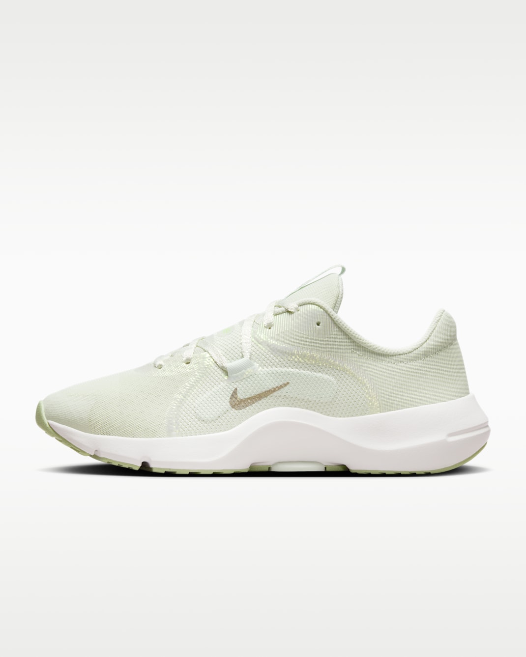 Nike In-Season TR 13 Premium Women's Workout Shoes - Summit White/Sea Glass/Light Lemon Twist/Metallic Gold Star