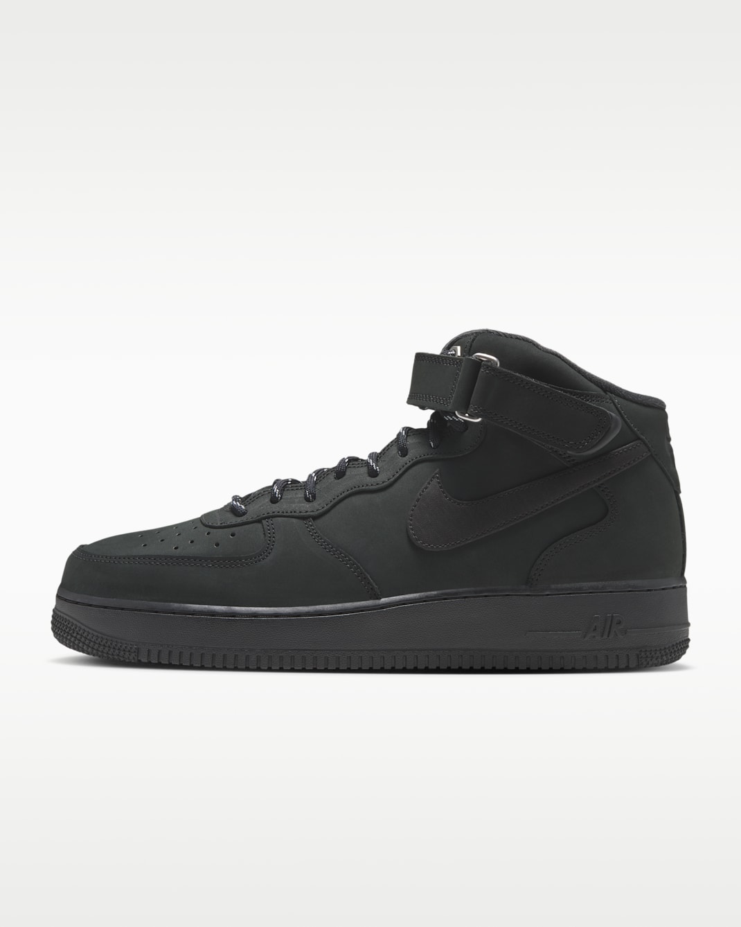 Nike Air Force 1 Mid '07 herresko - Svart/Svart