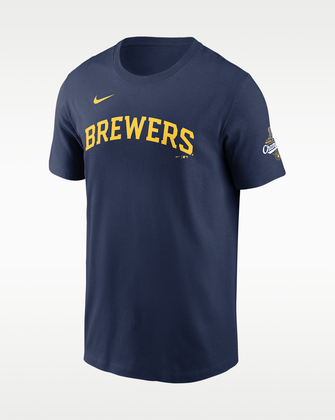 Brice Turang Milwaukee Brewers 2026 World Series Champions Men's Nike MLB T-Shirt - Navy
