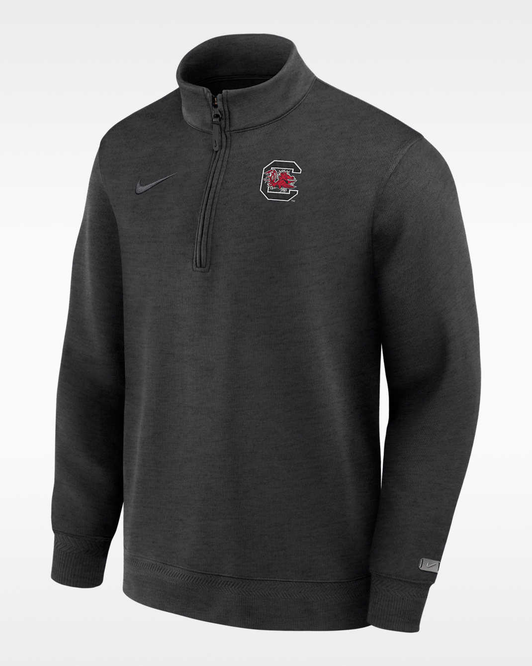 South Carolina Coaches Men's Nike Dri-FIT College Long-Sleeve 1/2-Zip Top - Black