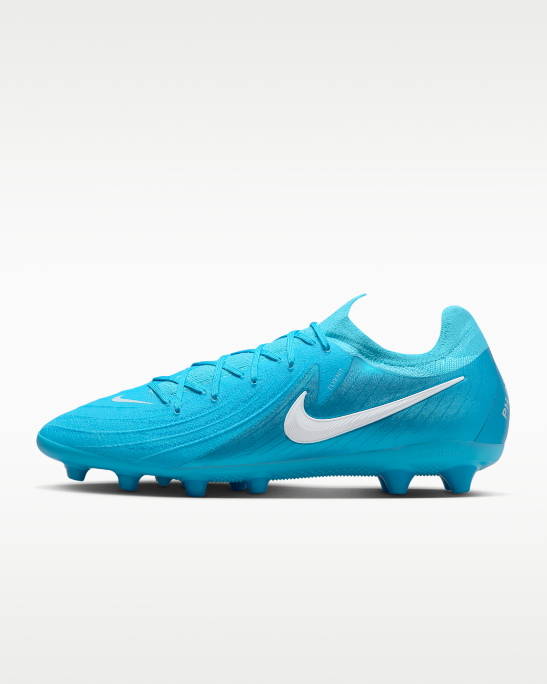 Nike Phantom GX 2 Pro Artificial-Grass Low-Top Soccer Cleats - Blue Fury/White