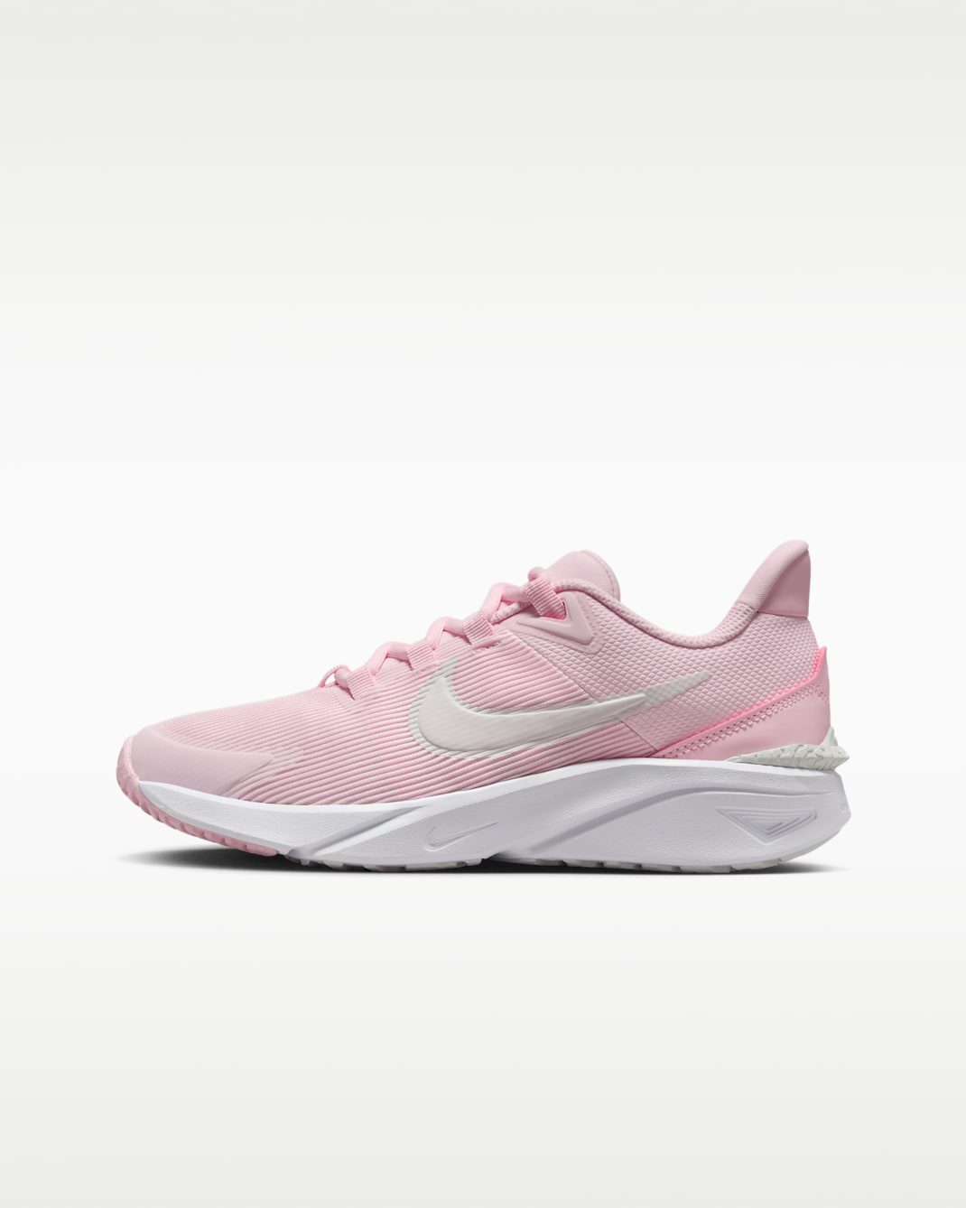 รองเท้าวิ่งโร้ดรันนิ่งเด็กโต Nike Star Runner 4 - Pink Foam/ขาว/Summit White