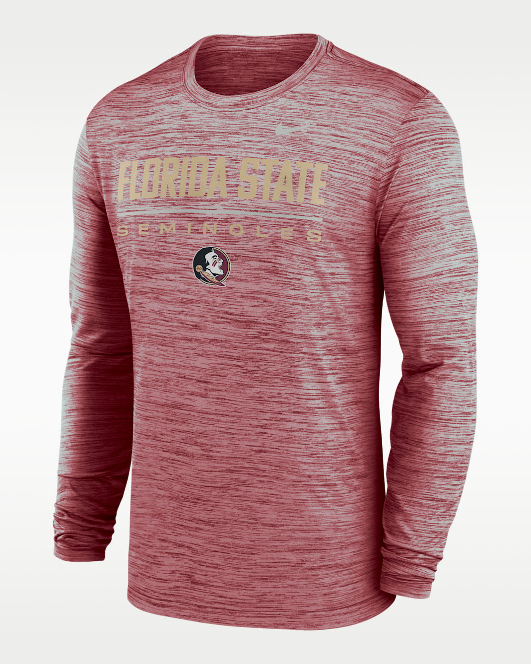 Playera universitaria Nike Dri-FIT para hombre Florida State Sideline Velocity - Castaña team