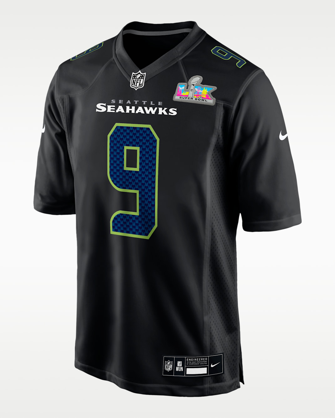 Kenneth Walker III Seattle Seahawks Super Bowl LX Men's Nike NFL Game Fashion Jersey - Black
